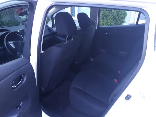 Cleaned hatchback rear seats and floor